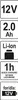 Yato YT-82909, Baterie, Lithium-ion (Li-ion), 2 Ah, 12 V, Náhled obrázku produktu 4