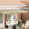 vidaXL Volant per tenda da sole verde e giallo 580 x 20 cm Anteprima dell’immagine prodotto 1