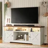 Meuble TV, modèle bas avec prises électriques, ports USB et Voir les images du produit 1