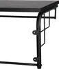 Close-up of a black metal structure, possibly part of a coat rack or shelving unit, against a white background. Anteprima dell’immagine prodotto
