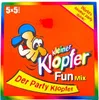 A colorful, cartoonish depiction of a character promoting a party drink. Produktbild-Vorschau