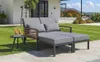 Gartensofa 2-in-1 Outdoor Loungsofa verstelbar mit 11cm Produktbild-Vorschau 15