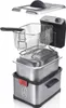 An exploded view of a deep fryer, showing its individual components. Produktbild-Vorschau