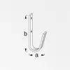 OrgaTech Universalhaken flach 82 x 35 mm gummiert Produktbild-Vorschau 3