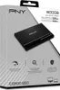 The image shows the retail packaging for a PNY CS900 SSD. The packaging features a graphic of the SSD itself, along with marketing text and icons highlighting its features and warranty. Produktbild-Vorschau