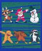 Dabbing Rentier Santa Schneemann - Weihnachten Produktbild-Vorschau 3