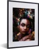 MuchoWow® MuchoWow® Gerahmtes Poster Frau - Farbe - Flora Produktbild-Vorschau 1