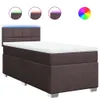 Maison Exclusive - Boxspringbett mit Matratze Dunkelbraun Produktbild-Vorschau 2