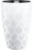 Flow Slim 40 Runder Blumentopf | Weiß Produktbild-Vorschau 1