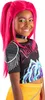Kinderperücke „Mira Pink“ aus der KPop Demon Hunters Serie, pinkfarbene Langhaar-Perücke in charakteristischer Stylingform, schräg von vorne fotografiert. Anteprima dell’immagine prodotto