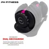 PH Fitness Set di manubri regolabili 24 kg rosa scuro - 2 Anteprima dell’immagine prodotto 8