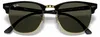 Ray-Ban RB3016 Clubmaster zonnebril, zwart-goud, met G-15 Productafbeelding-voorbeeld 14