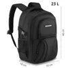 Herren sportlicher großer schwarzer Schulrucksack Platz für Produktbild-Vorschau 4