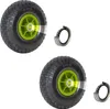 2x Sackkarrenrad Luftrad 260x85 mm 3.00-4 60 mm versetze Produktbild-Vorschau 1