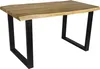 Esstisch Baumkante Akazie massiv 50mm Eichefarben 160 x 85 Produktbild-Vorschau 2