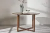 Durango eetkamertafel Ø120cm walnootdecor. Productafbeelding-voorbeeld 4