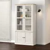 vidaXL Gablota VIGO biała 85x35x170 cm lite drewno sosnowe Podgląd zdjęcia produktu 2