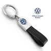 TROIKA KR24-05/VW TROIKA Schlüsselanhänger VW LEATHER Anteprima dell’immagine prodotto 1