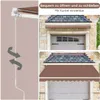 Výsuvná markíza s kľukou, hnedá, 2,5 m x 2 m Náhľad obrázku produktu 3
