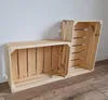 2er Holzkisten, 60x40x20 cm, Aufbewahrung und Dekoration Produktbild-Vorschau 2