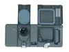 A top-down studio shot of a dishwasher detergent dispenser. Produktbild-Vorschau