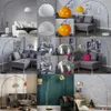 cagü: Design Bogenlampe LUXX Chrom gebürstet mit Marmorfuß Produktbild-Vorschau 9