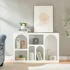 Credenza 'Vågå' con vani a giorno 110x30x70 cm Bianco Anteprima dell’immagine prodotto 2