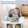 Kindergeschirr-Set, Kleinkind-Besteck, Silikonschüsseln, Produktbild-Vorschau 7