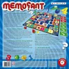 The back of a board game box, showing game instructions in multiple languages and game components. Produktbild-Vorschau