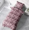 Biber Bettwäsche 135x200 cm Blumen geblümt rosa rot Winter Produktbild-Vorschau 4
