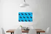MuchoWow® Poster Gemüse - Aubergine - Muster - Blau 90x60 Produktbild-Vorschau 2