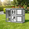 MyAnimal Hasenstall MH-02 | Hasenkäfig Zweistöckig - Produktbild-Vorschau 1