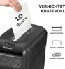FELLOWES 4606101 60Cs Aktenvernichter Kreuzschreddern 72 dB Produktbild-Vorschau 11