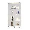 INONEFT Glazen vitrine met LED-verlichting, dubbele deuren, Productafbeelding-voorbeeld 9