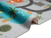 Teppich Kinderzimmer Kinderteppich Tiere Autos Grau Produktbild-Vorschau 4