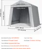 SucceBuy Gerätehaus 243,8x243,8x229 cm, Garagenzelt aus PE, Produktbild-Vorschau 7