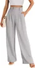 ASKSA Femme Pantalon de costume élégant taille haute Voir les images du produit 1
