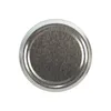 A top-down view of a silver jar lid with a textured gray insert. Podgląd zdjęcia produktu