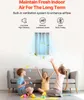 Children playing in a living room with an air vent on the wall. Produktbild-Vorschau
