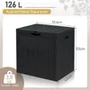 FCH Gartenbox Wasserdicht, 126L Kunststoff-Aufbewahrungsbox Produktbild-Vorschau 2