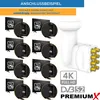 PremiumX Octo LNB weiß SAT für 8 Teilnehmer DVB-S2 HD 4K Produktbild-Vorschau 6
