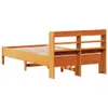 Massivholzbett ohne Matratze Wachsbraun 120x200 cm Produktbild-Vorschau 6