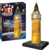 216 Teile Ravensburger 3D Puzzle Bauwerk Big Ben bei Nacht Produktbild-Vorschau 15