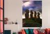 MuchoWow® Poster Eine Illustration eines UFOs über der Produktbild-Vorschau 2