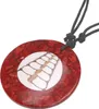 Ethno Kette, Surferkette mit Muscheleinlage, Boho Kette - Produktbild-Vorschau 1