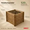 Holzkomposter Garten ONBEST | 520 Liter | 100x100x72 cm | Produktbild-Vorschau 3