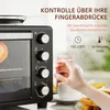 HOMCOM Minibackofen 28 L 2600W Mini Backofen 100-230℃ 60 Produktbild-Vorschau 6