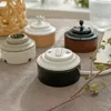 Aufputz Porzellan Retro Rahmen 2-fach I PR1 weiß Produktbild-Vorschau 4