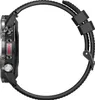 Side view of a black smartwatch with a black band. Náhľad obrázku produktu