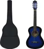 vidaXL 8-tlg. Klassische Gitarre Set für Anfänger Blau 1/2 Produktbild-Vorschau 16